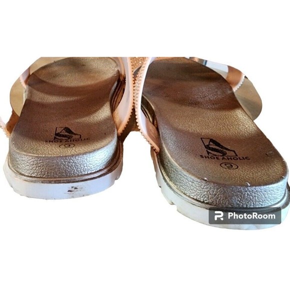 Embellished Coral Sandals by Shoeaholic Size 9 - Picture 3 of 7